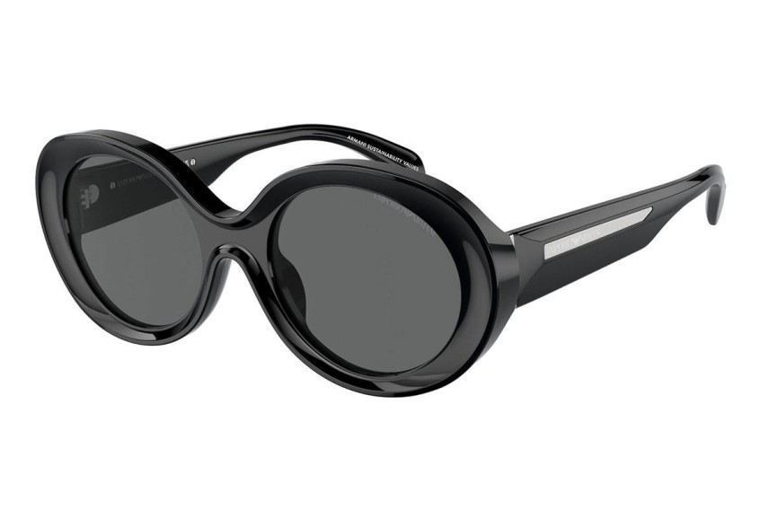 Ochelari de soare Emporio Armani EA4231U 501787 Rotunzi Negri