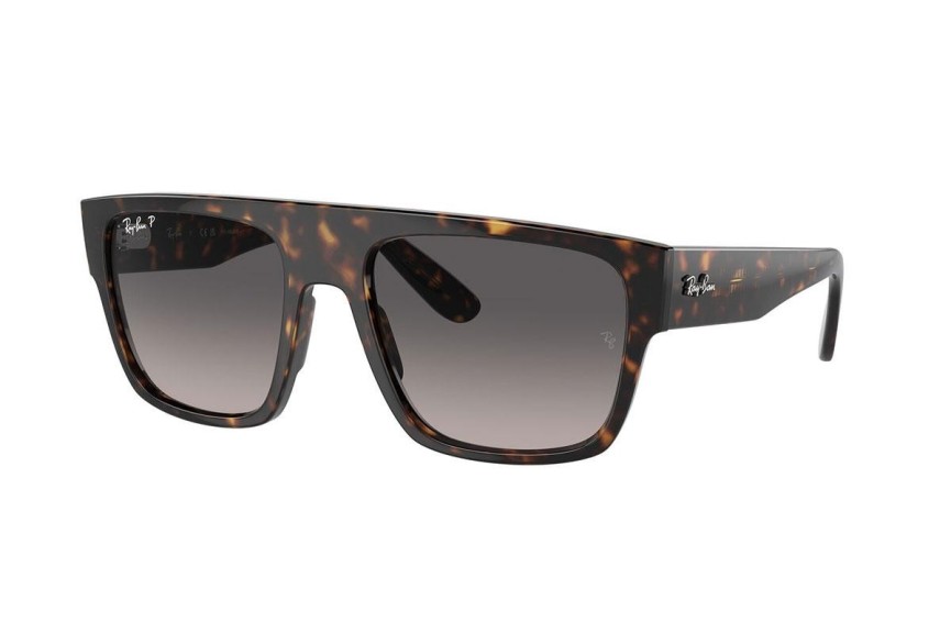 Ochelari de soare Ray-Ban Drifter RB0360S 902/M3 Polarized Pătrați Havana