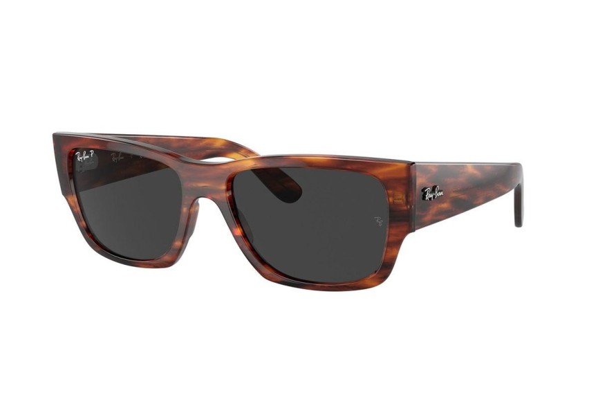 Ochelari de soare Ray-Ban Carlos RB0947S 954/48 Polarized Dreptunghiulari Havana