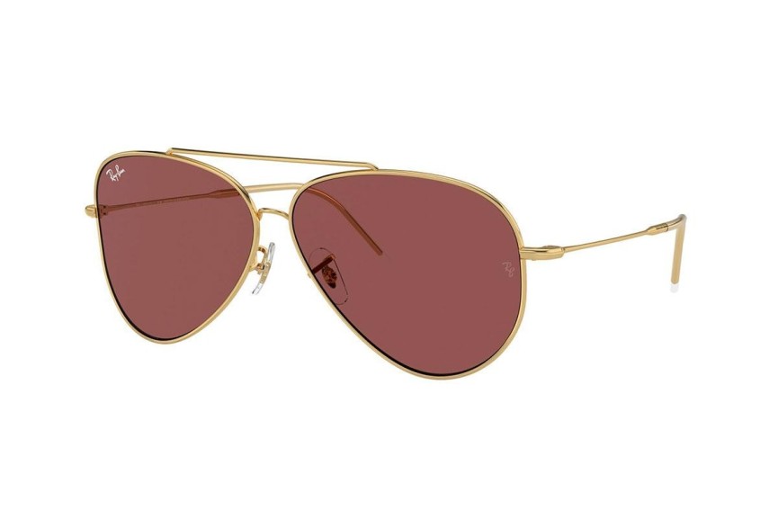 Ochelari de soare Ray-Ban Aviator Reverse RBR0101S 001/69 Pilot Aurii