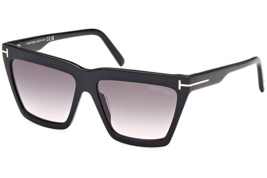 Ochelari de soare Tom Ford FT1110 01B Pătrați Negri