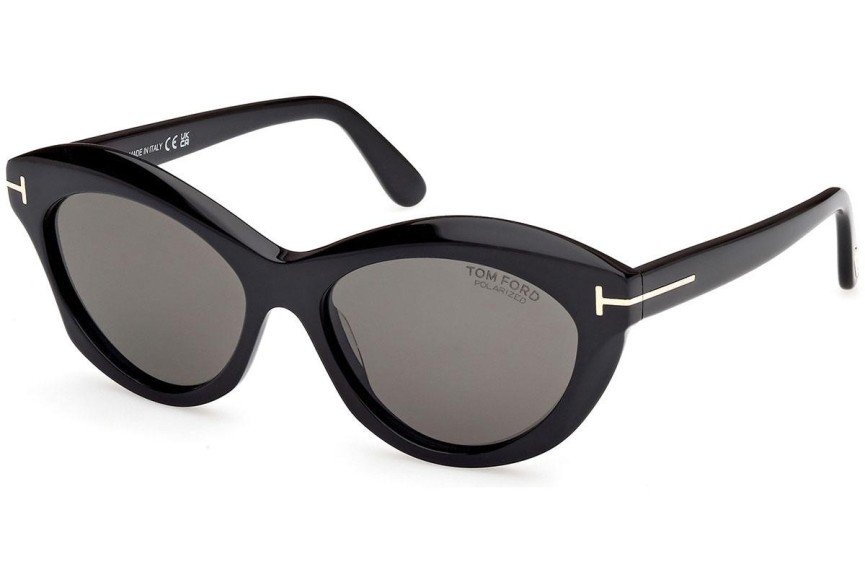 Ochelari de soare Tom Ford FT1111 01D Polarized Ovali Negri