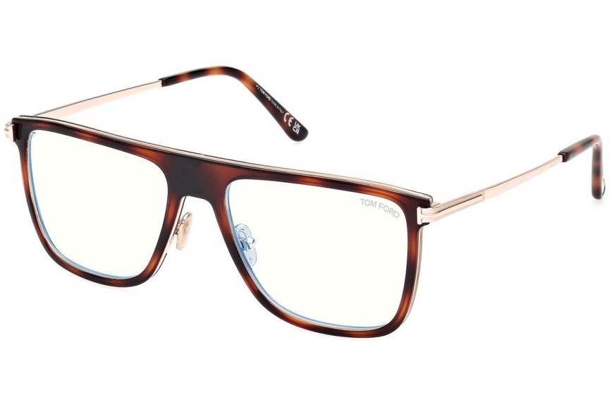 Ochelari Tom Ford FT5944-B 056 Flat Top Havana