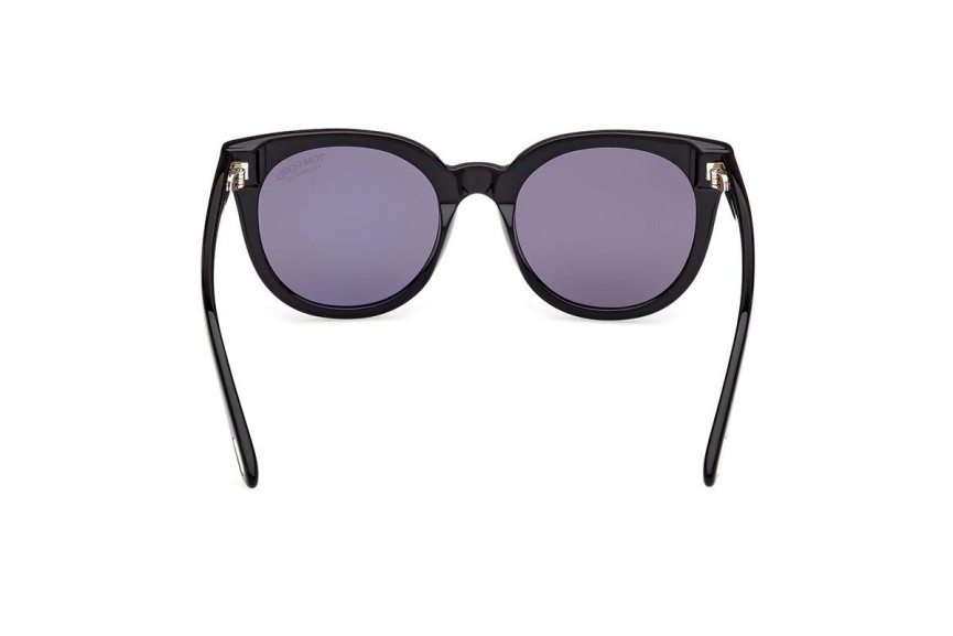 Ochelari de soare Tom Ford FT1109 01D Polarized Rotunzi Negri