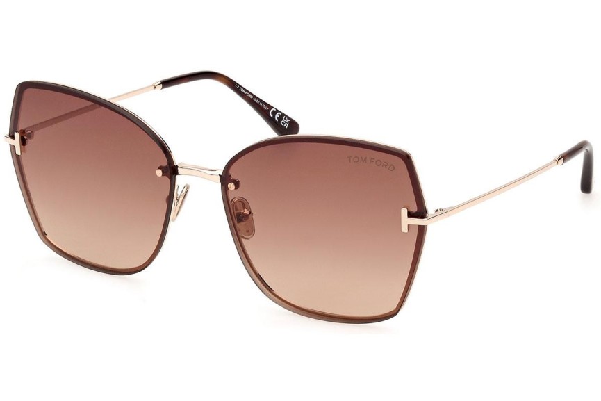 Ochelari de soare Tom Ford FT1107 28F Pătrați Aurii