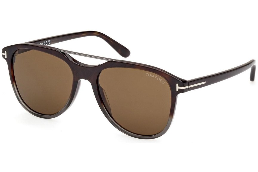 Ochelari de soare Tom Ford FT1098 55J Pătrați Havana