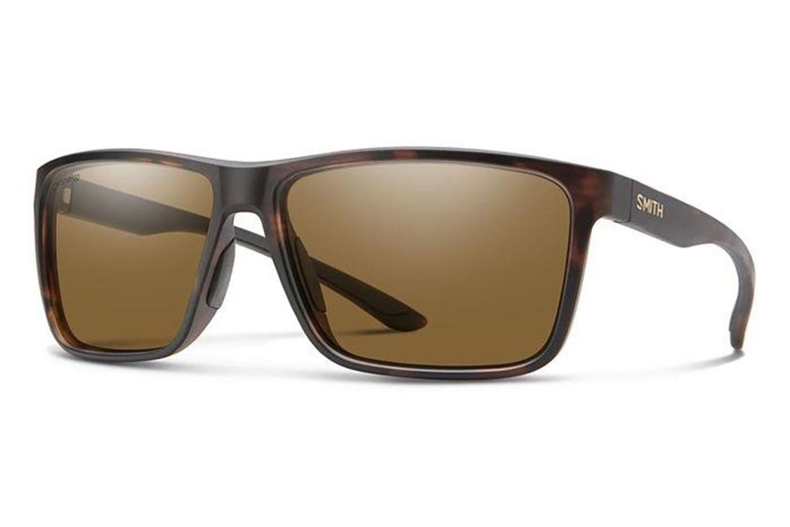 Ochelari de soare Smith RIPTIDE/S N9P/L5 Polarized Dreptunghiulari Havana