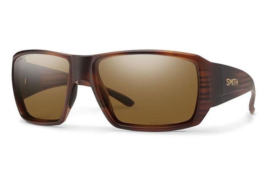 Ochelari de soare Smith GUIDECHOICES HGC/L5 Polarized Dreptunghiulari Havana