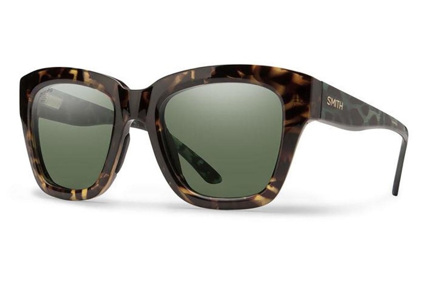 Ochelari de soare Smith SWAY D1U/L7 Polarized Dreptunghiulari Havana