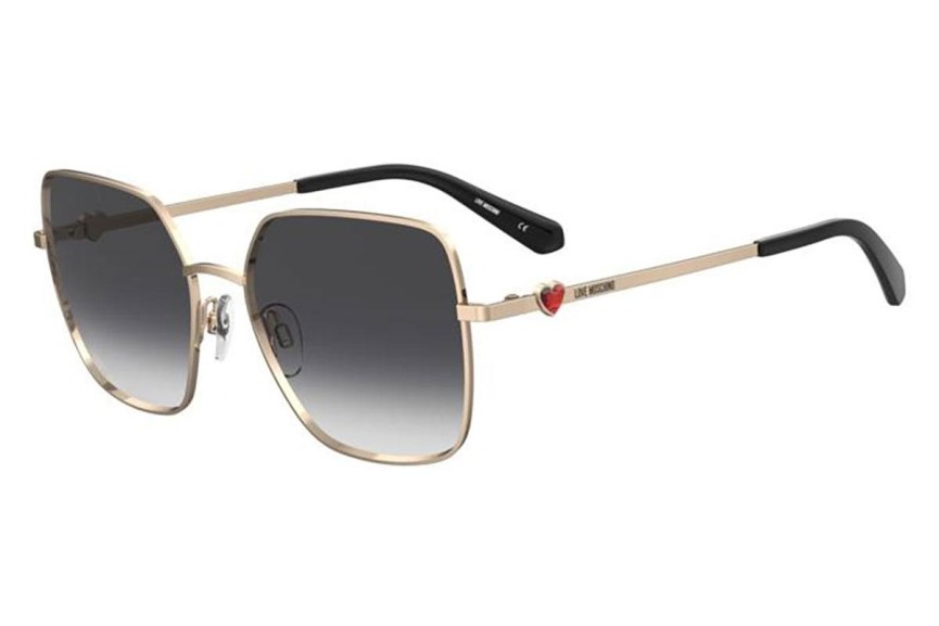 Ochelari de soare Love Moschino MOL075/S 000/9O Dreptunghiulari Aurii