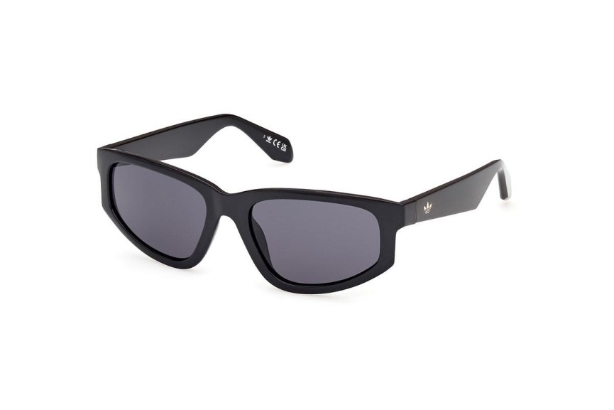 Ochelari de soare Adidas Originals OR0107 01A Dreptunghiulari Negri