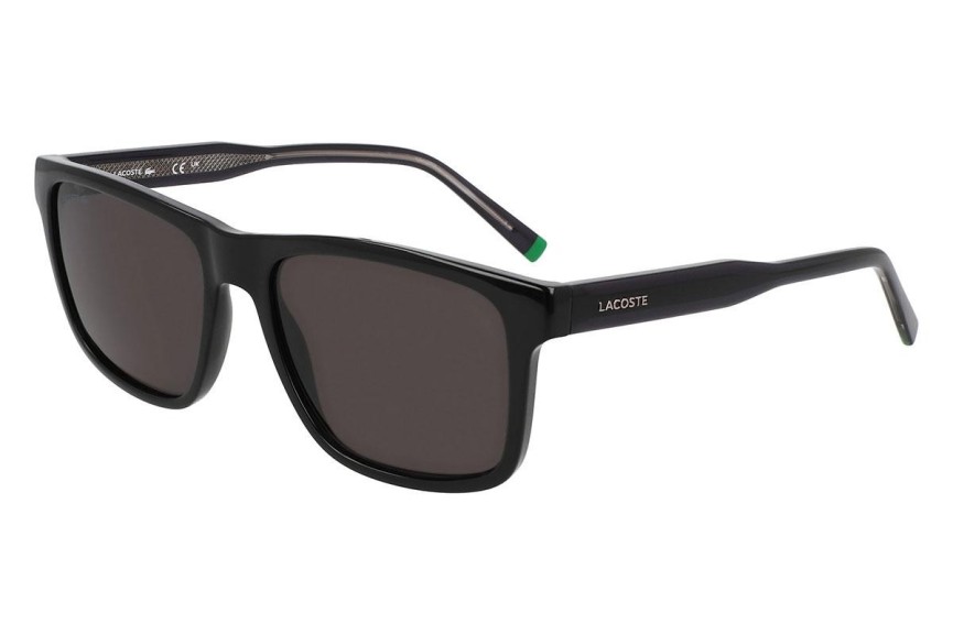 Ochelari de soare Lacoste L6025S 001 Dreptunghiulari Negri