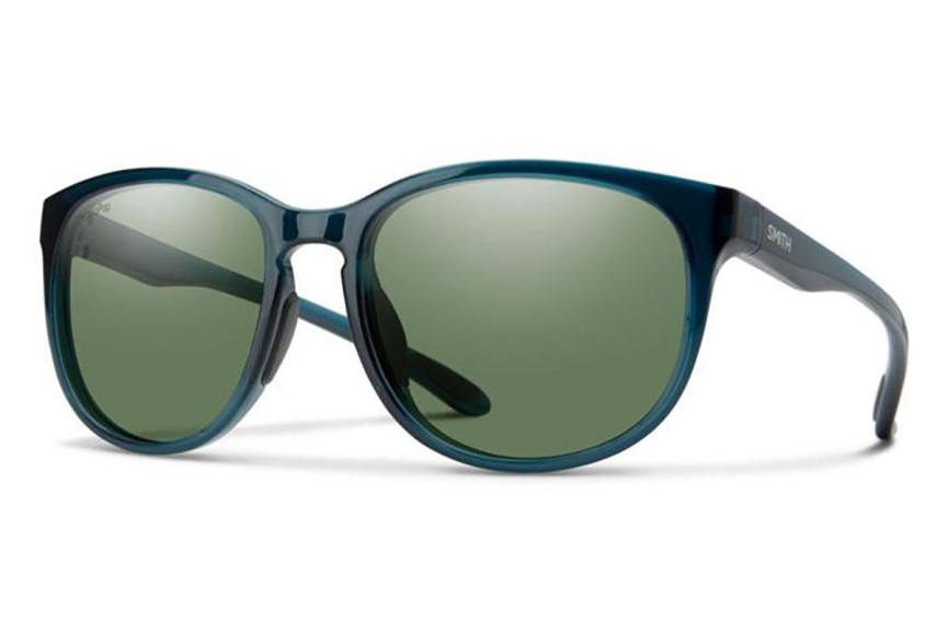 Ochelari de soare Smith LAKESHASTA QM4/L7 Polarized Rotunzi Albaștri