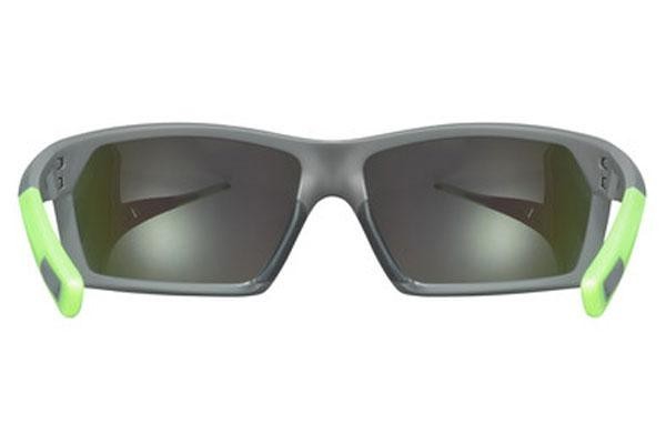 Ochelari de soare uvex sportstyle 225 Grey / Green Mat S3 Dreptunghiulari Gri