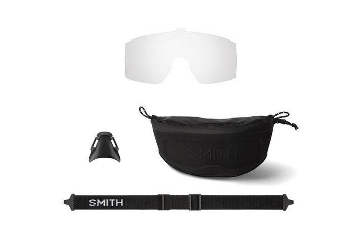 Ochelari de soare Smith PURSUIT 003/GH Lentilă unică | Shield Negri