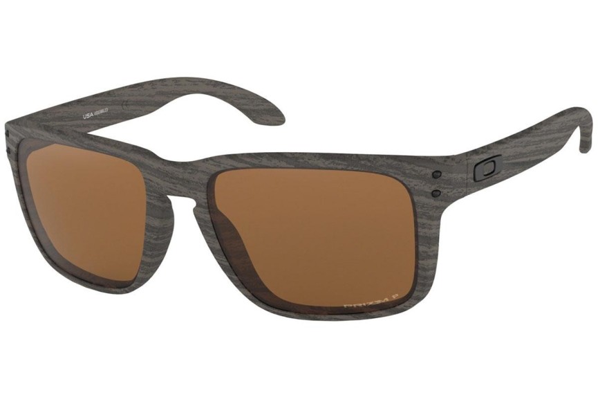 Ochelari de soare Oakley Holbrook XL Woodgrain Collection OO9417-06 PRIZM Polarized Pătrați Maro