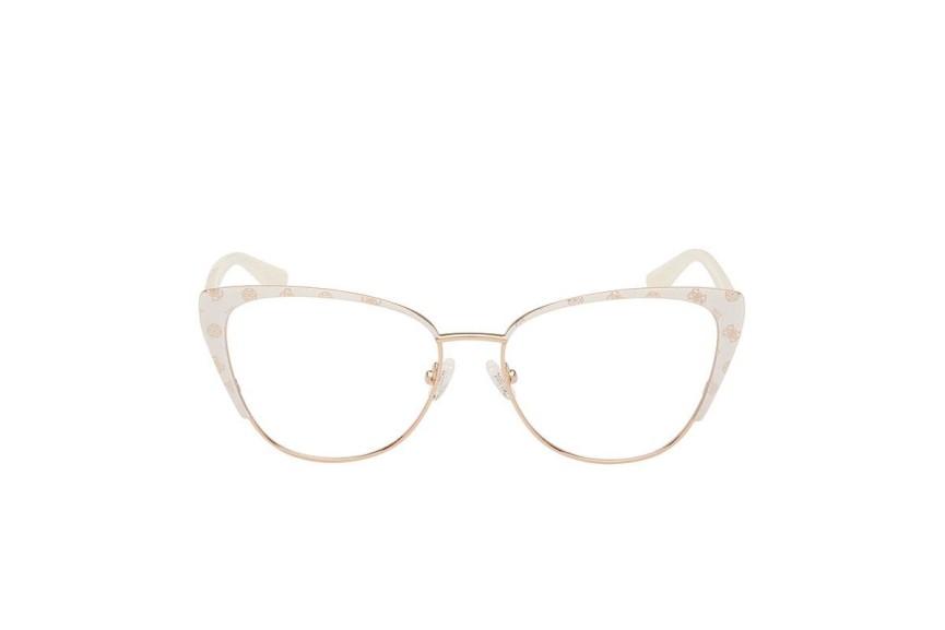 Ochelari Guess GU50121 021 Cat Eye Albi