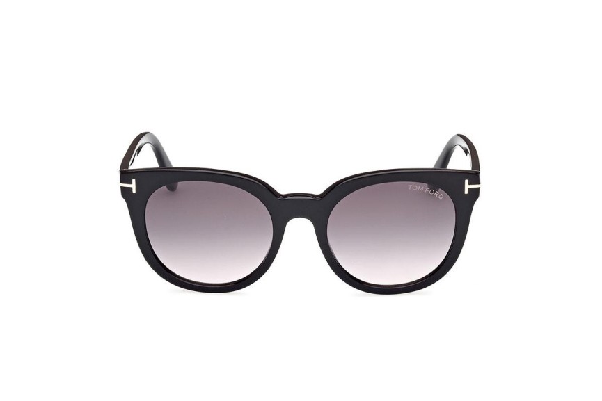 Ochelari de soare Tom Ford FT1109 01B Rotunzi Negri