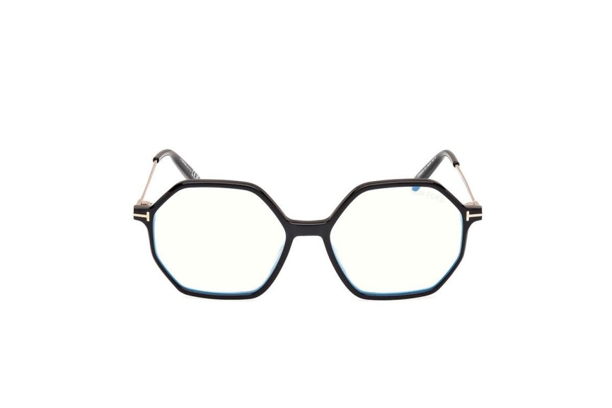 Ochelari Tom Ford FT5952-B 001 Dreptunghiulari Negri