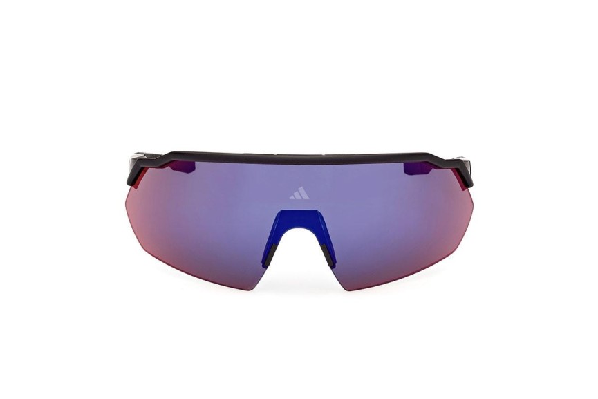 Ochelari de soare Adidas Sport SP0093 02Z Lentilă unică | Shield Negri