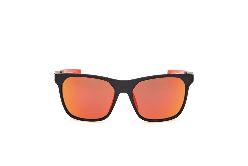 Ochelari de soare Adidas Sport SP0091 02L Dreptunghiulari Negri