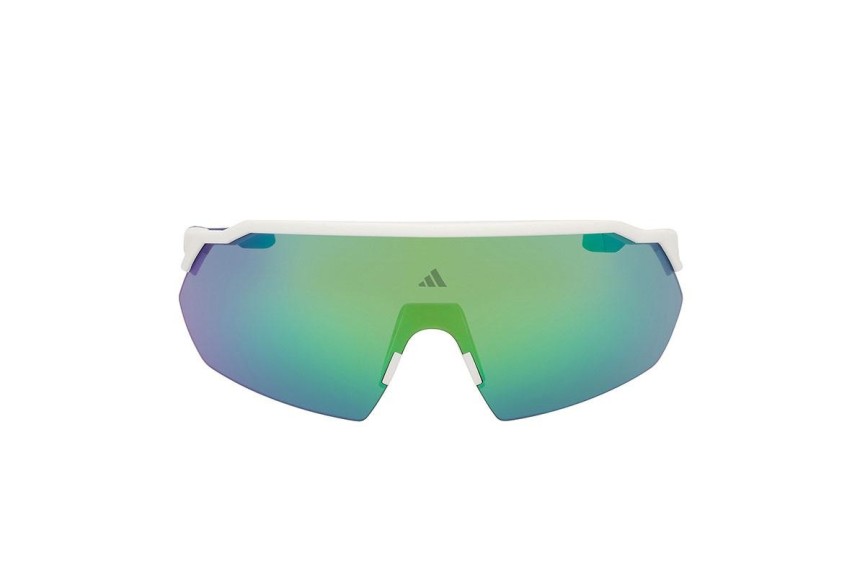 Ochelari de soare Adidas Sport SP0093 21Q Lentilă unică | Shield Albi