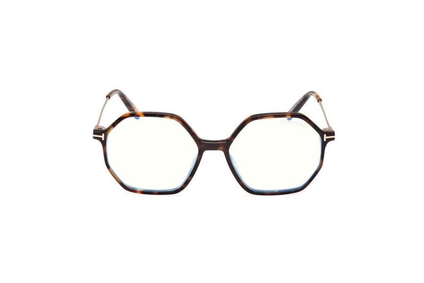 Ochelari Tom Ford FT5952-B 052 Dreptunghiulari Havana