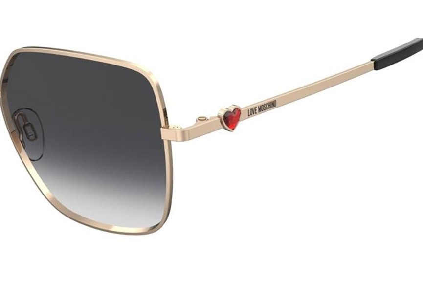 Ochelari de soare Love Moschino MOL075/S 000/9O Dreptunghiulari Aurii