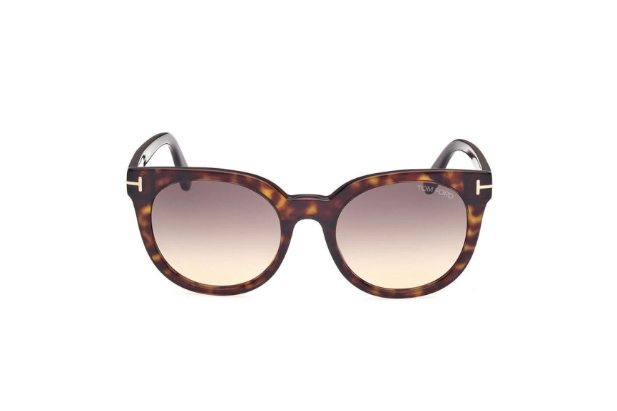 Ochelari de soare Tom Ford FT1109 52B Rotunzi Havana