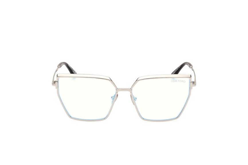 Ochelari Tom Ford FT5946-B 016 Pătrați Argintii