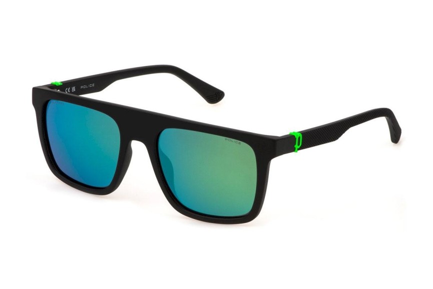 Ochelari de soare Police Beyond Lite 2 SPLF61 U28V Polarized Dreptunghiulari Negri