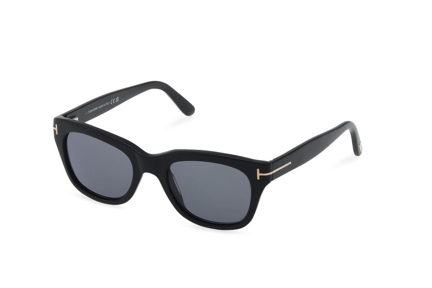 Ochelari de soare Tom Ford Snowdon FT0237 01D Polarized Pătrați Negri