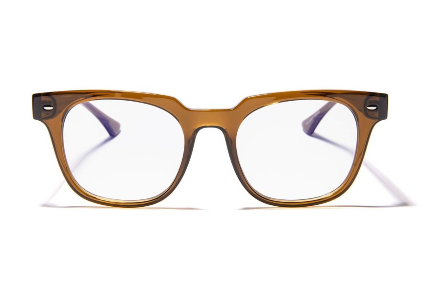 Ochelari OiO by eyerim Hydra Crystal Brown blue-light [non-prescription] Pătrați Maro