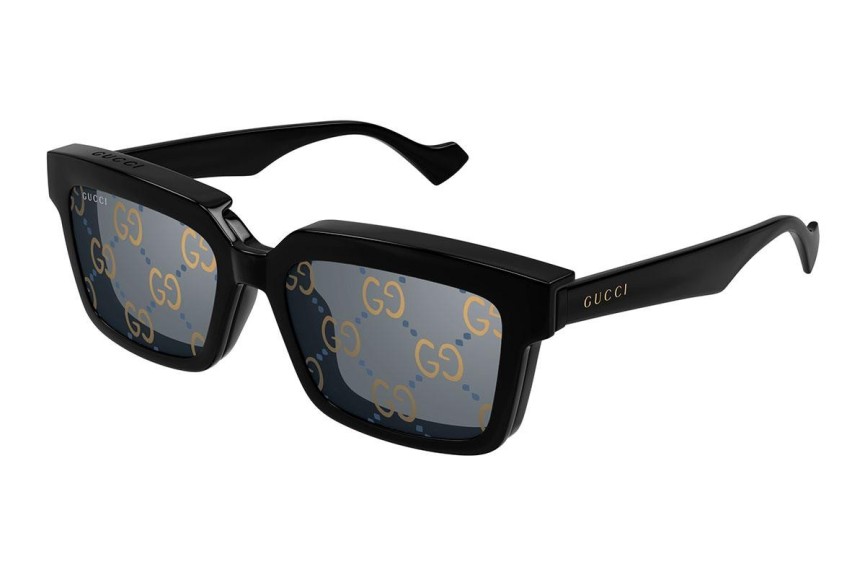 Ochelari de soare Gucci GG1543S 001 Dreptunghiulari Negri