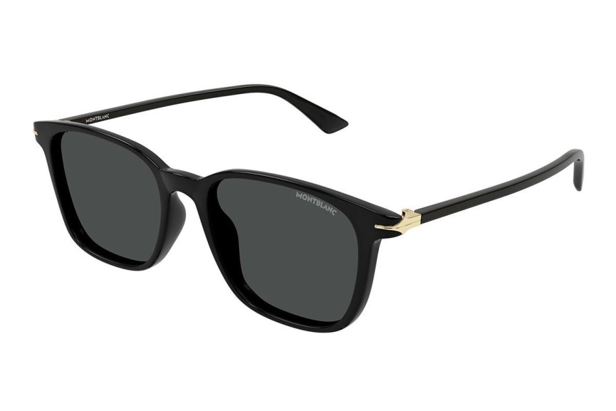 Ochelari de soare Mont Blanc MB0338S 001 Dreptunghiulari Negri