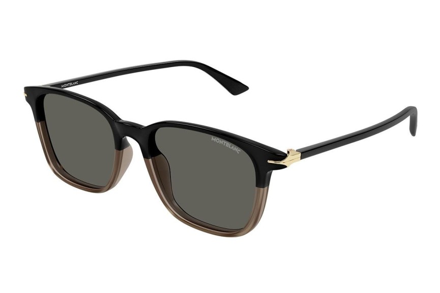 Ochelari de soare Mont Blanc MB0338S 003 Dreptunghiulari Negri