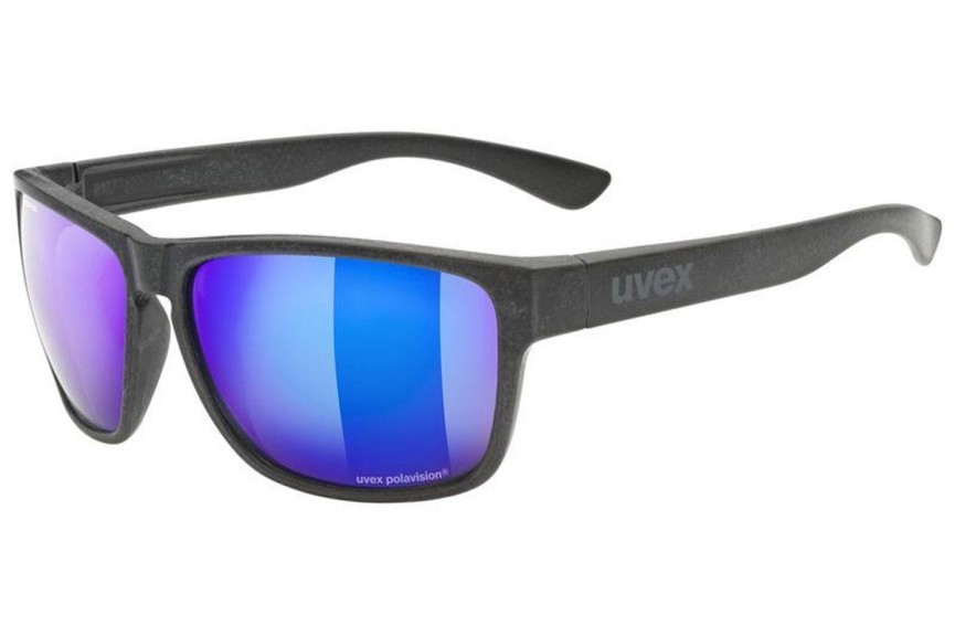 Ochelari de soare uvex lgl ocean P Black Mat S3 Polarized Dreptunghiulari Negri