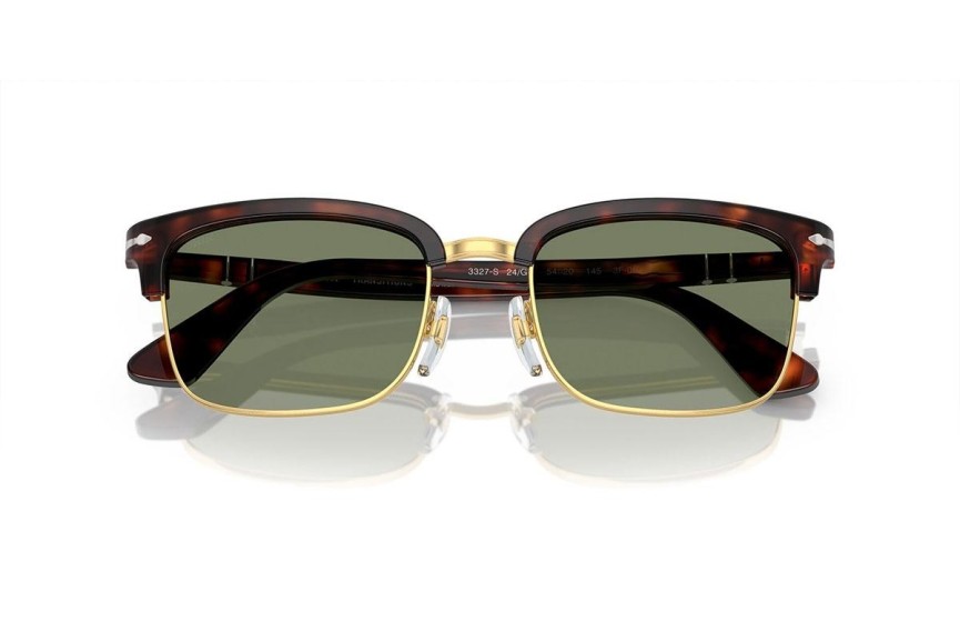 Ochelari de soare Persol PO3327S 24/GJ Dreptunghiulari Havana