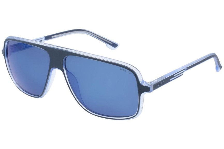 Ochelari de soare Police Offset 1 SPL961 787P Polarized Pilot Albaștri