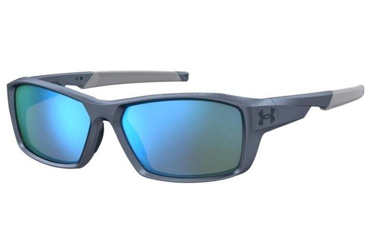 Ochelari de soare Under Armour UAFANATICAL 09V/Z0 Dreptunghiulari Albaștri