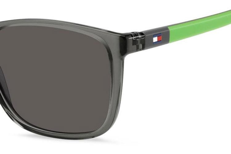 Ochelari de soare Tommy Hilfiger TH2120/S 3U5/IR Dreptunghiulari Gri