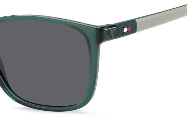 Ochelari de soare Tommy Hilfiger TH2120/S 1ED/IR Dreptunghiulari Verzi