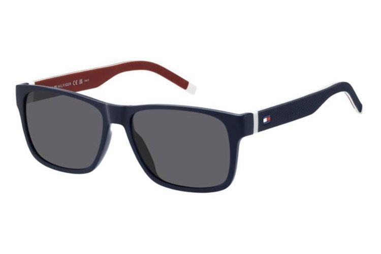 Ochelari de soare Tommy Hilfiger TH1718/S FLL/IR Pătrați Albaștri