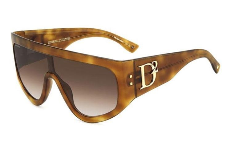 Ochelari de soare Dsquared2 D20149/S 05L/HA Lentilă unică | Shield Havana