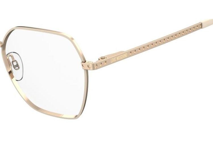 Ochelari Love Moschino MOL628/TN B4E Dreptunghiulari Aurii