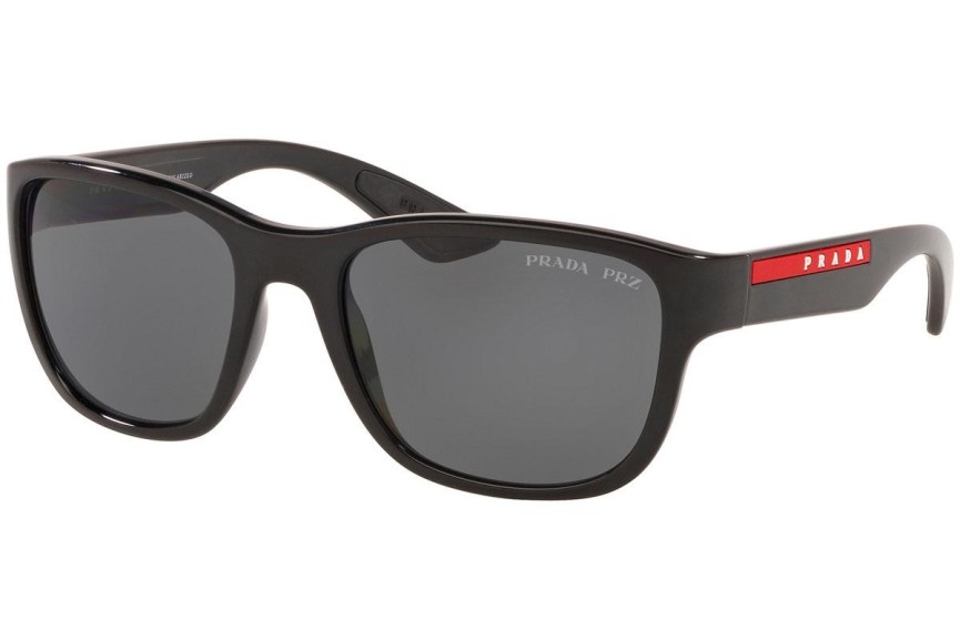 Ochelari de soare Prada Linea Rossa PS01US 1AB5Z1 Polarized Pătrați Negri