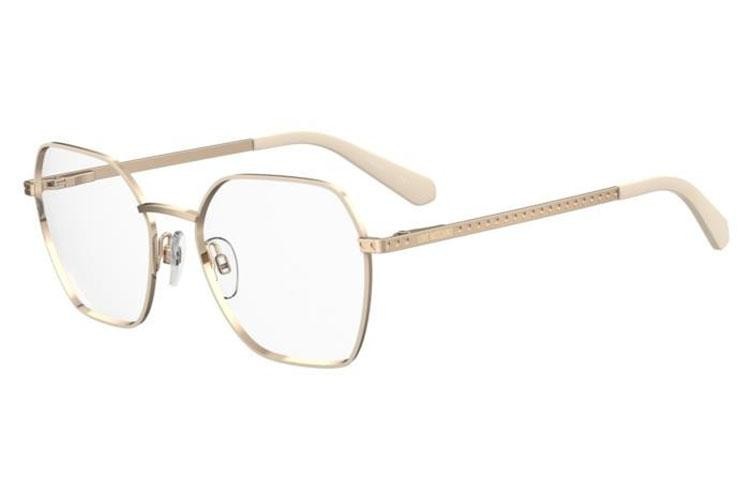 Ochelari Love Moschino MOL628/TN B4E Dreptunghiulari Aurii