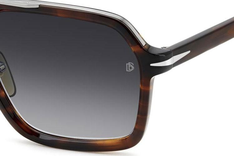 Ochelari de soare David Beckham DB7128/S 6C5/9O Dreptunghiulari Maro