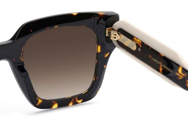 Ochelari de soare Carolina Herrera HER0255/S 086/HA Pătrați Havana