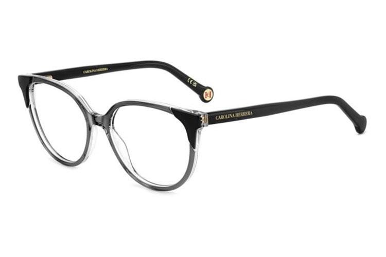 Ochelari Carolina Herrera HER0282 R6S Dreptunghiulari Gri